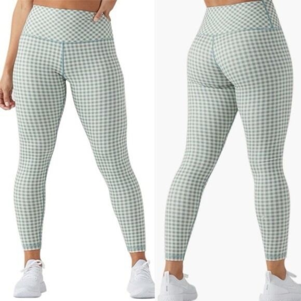 Glyder Green Gingham Leggings